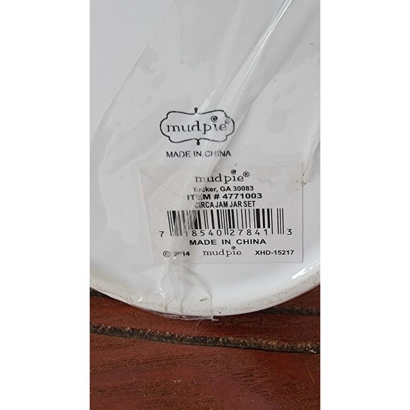 Mud Pie Jam Jar With Spreader NEW w Tags - Picture 3 of 6